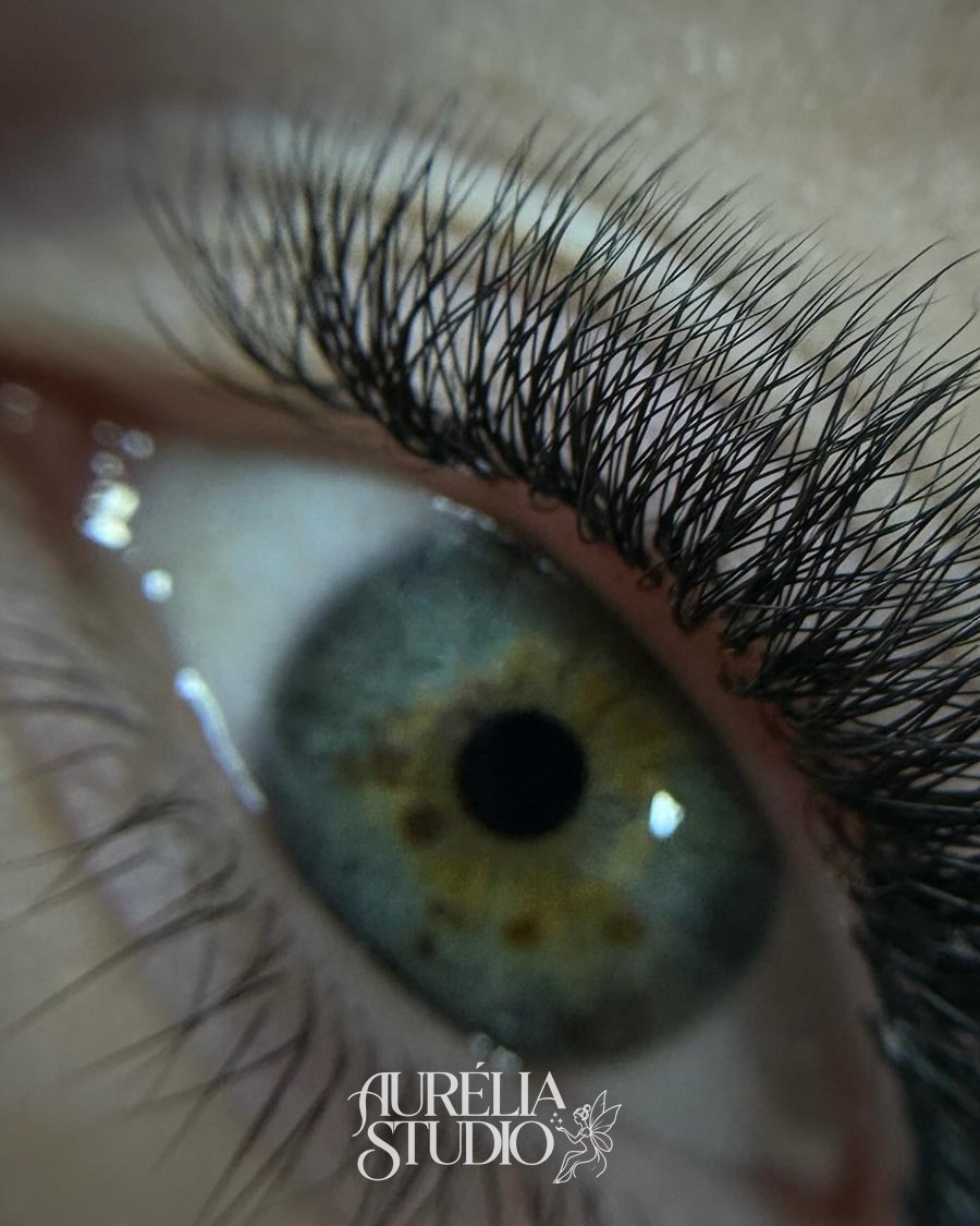 Lash extensions done at the studio
